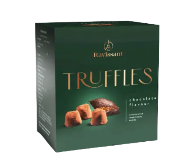 Цукерки трюфелі зі смаком шоколаду 175г ТМ Ravissant